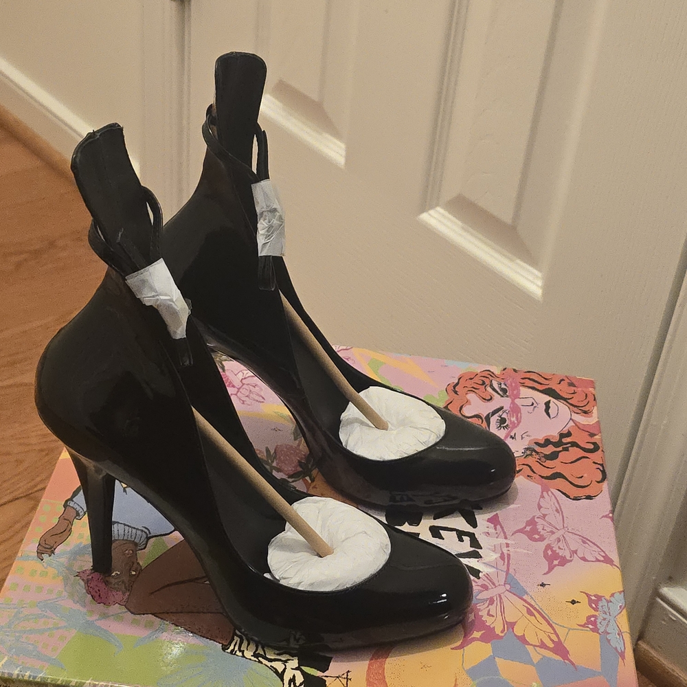 Jeffrey Campbell Glossy Black Heels
